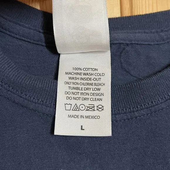 Duck Co Florida Photobomb T Shirt Funny Graphic Print Alligator Tee Navy Sz L - Picture 4 of 5